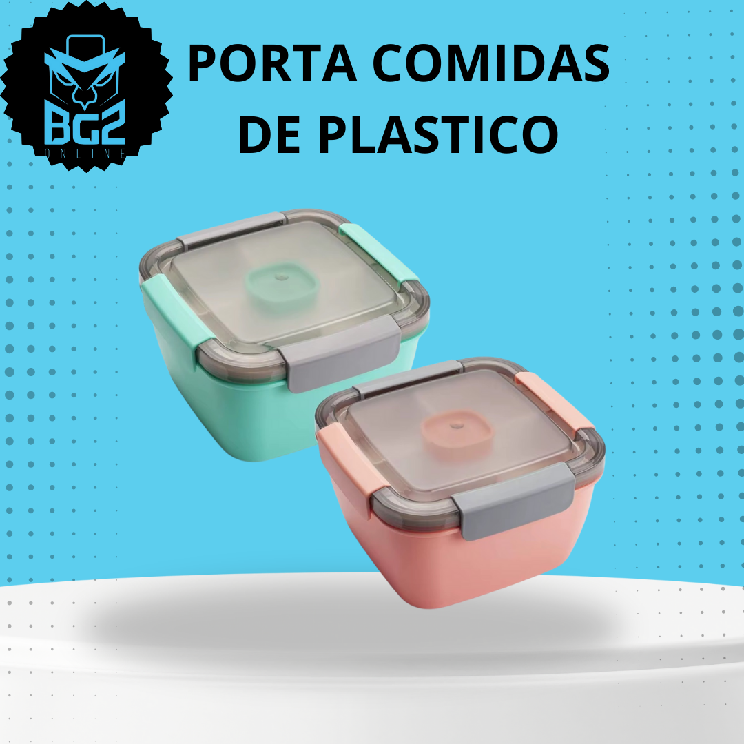 PORTACOMIDAS DE PLASTICO